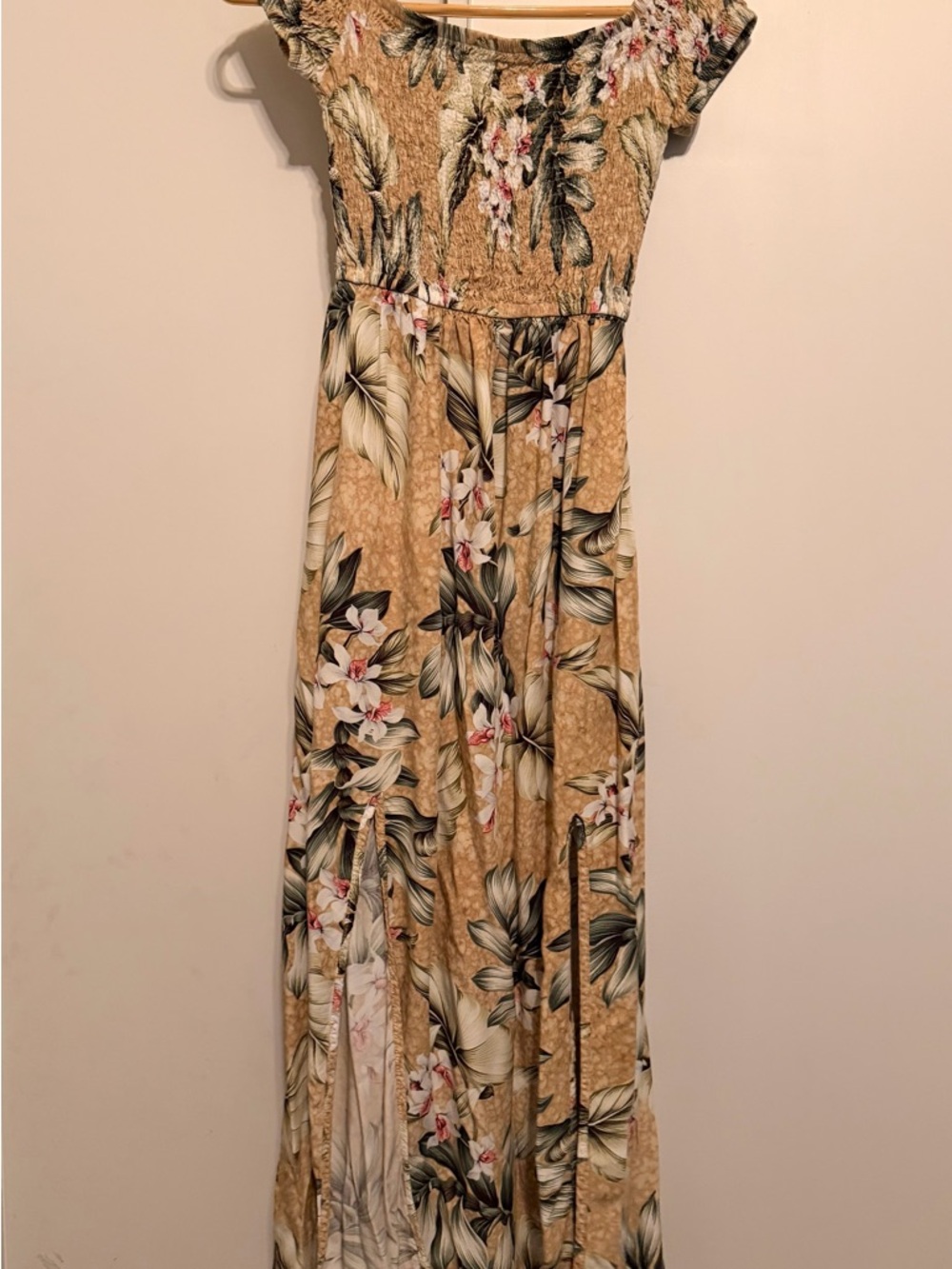 Off-Shoulder Maxi Dress